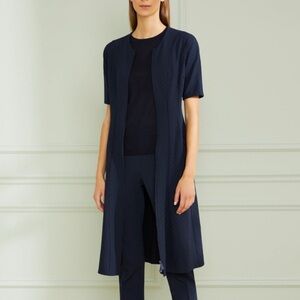 Carlisle Collection Navy Double Zip Dress Size 4